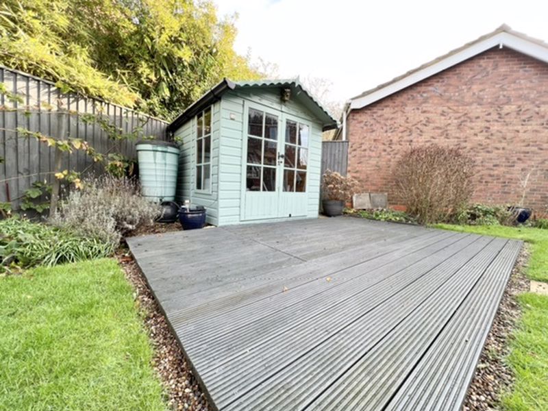Summer house and decking